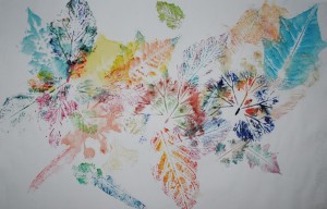 "Colores I", Acuarela sobre fabriano, 21,7 x 34 cm.