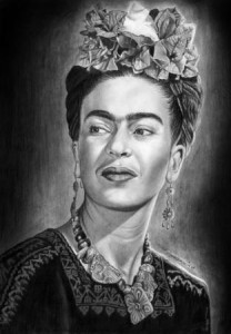 "Frida Kalho" por Paulina Negrete.