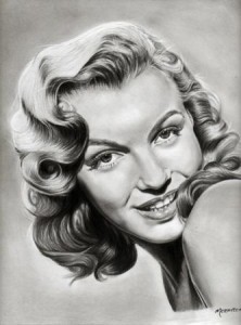 "Marilyn Monroe" por Paulina Negrete. 