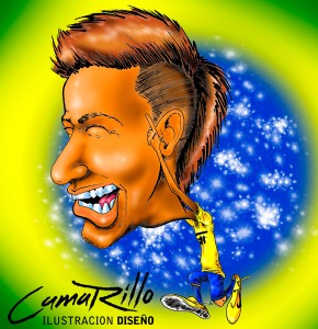 "Neymar" por Cesar Omar Carrillo.