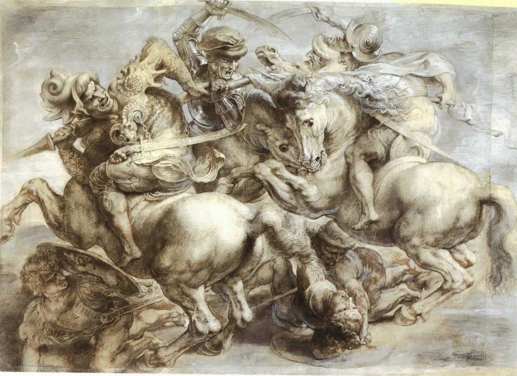 La obra inconclusa de Da Vinci “La Batalla de Anghiari” fue descubierta tras frescos de Vasari