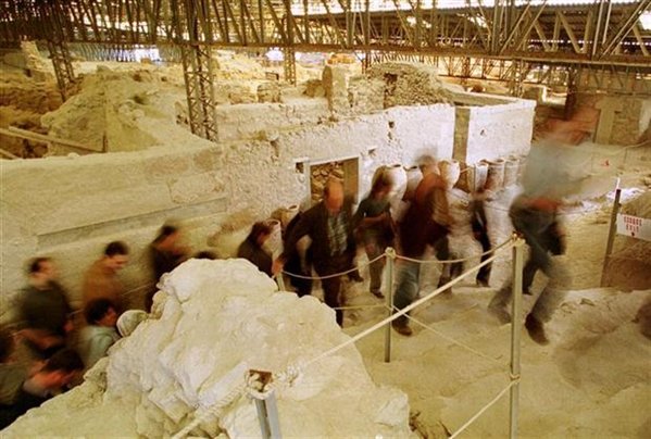Grecia reabrió un yacimiento de la Edad de Bronce