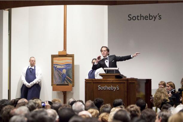 El grito de Munch fue subastado en cifra récord