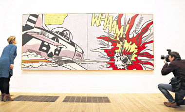Tate Modern de Londres exhibe la obra de Roy Lichtenstein
