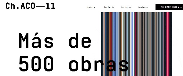 Ch.ACO 11  La feria internacional de arte contemporáneo de Chile anuncia novedades y  sorpresas